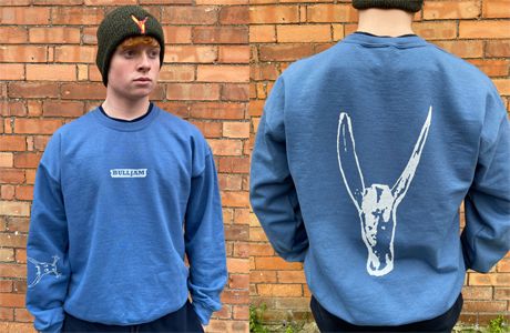 Blue and white sweatshirt Medium SOLD