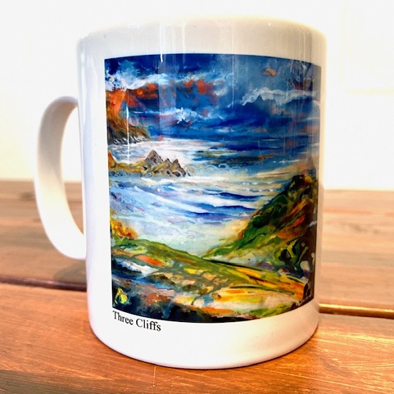 Three Cliffs Mug